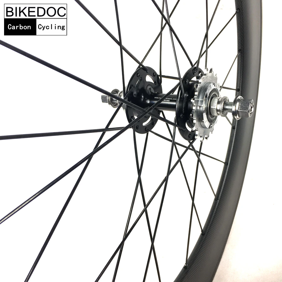 Велосипедные колеса BIKEDOC 50 мм велосипедные с фиксированным механизмом 700C