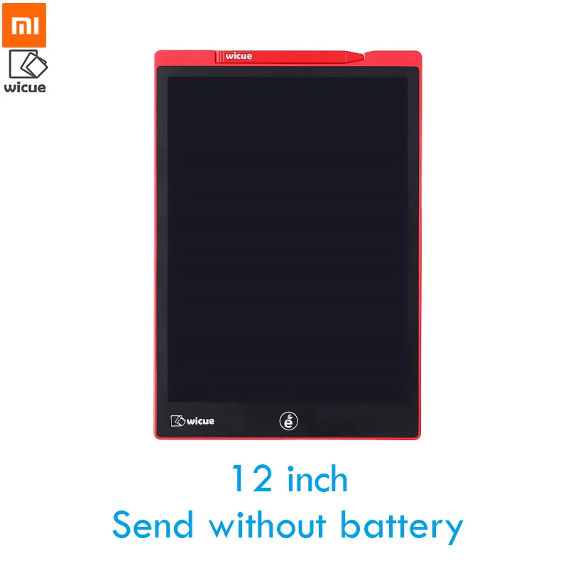 Xiaomi Mijia Youpin Wicue lcd почерк доска для письма планшет 12 дюймов без подсветки 5-й мягкий экран технология образовательный инструмент - Цвет: No battery