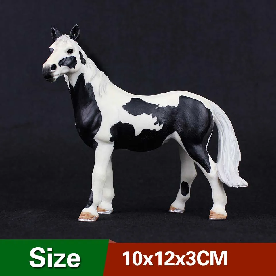 Pint Horse-1 Диких животных модель ранчо лошадь игрушка набор в фигурки детей Образование Подарки орнамент - Цвет: Pint Horse-1
