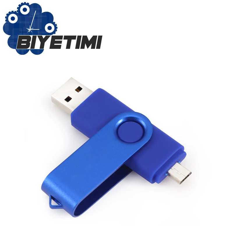 Biyetimi 2018 USB Flash Drive Металлические накопитель 64 gb флешки 8 OTG внешних накопителей micro