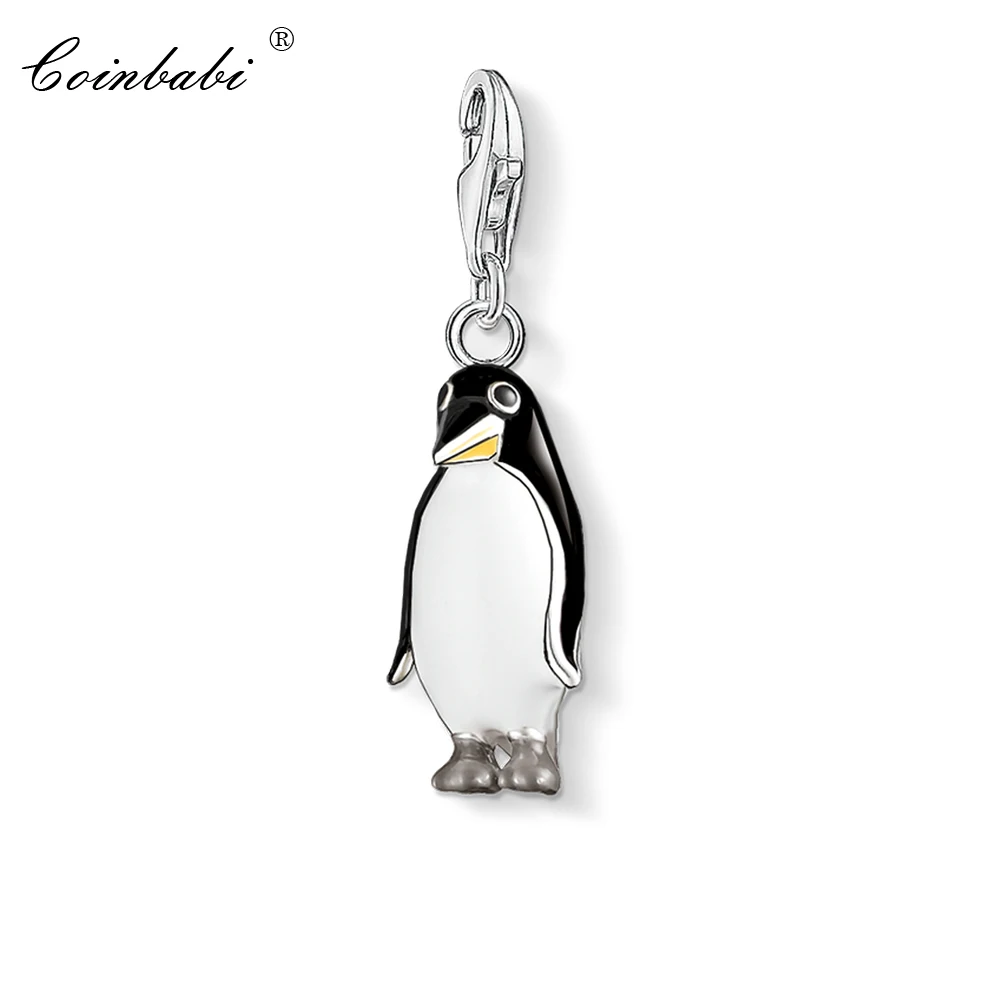 Charm Pendant Penguin 2018 Fashion Jewelry Trendy Real Authentic 925 Sterling Silver Gift For Women Men Fit Bracelet | Украшения и