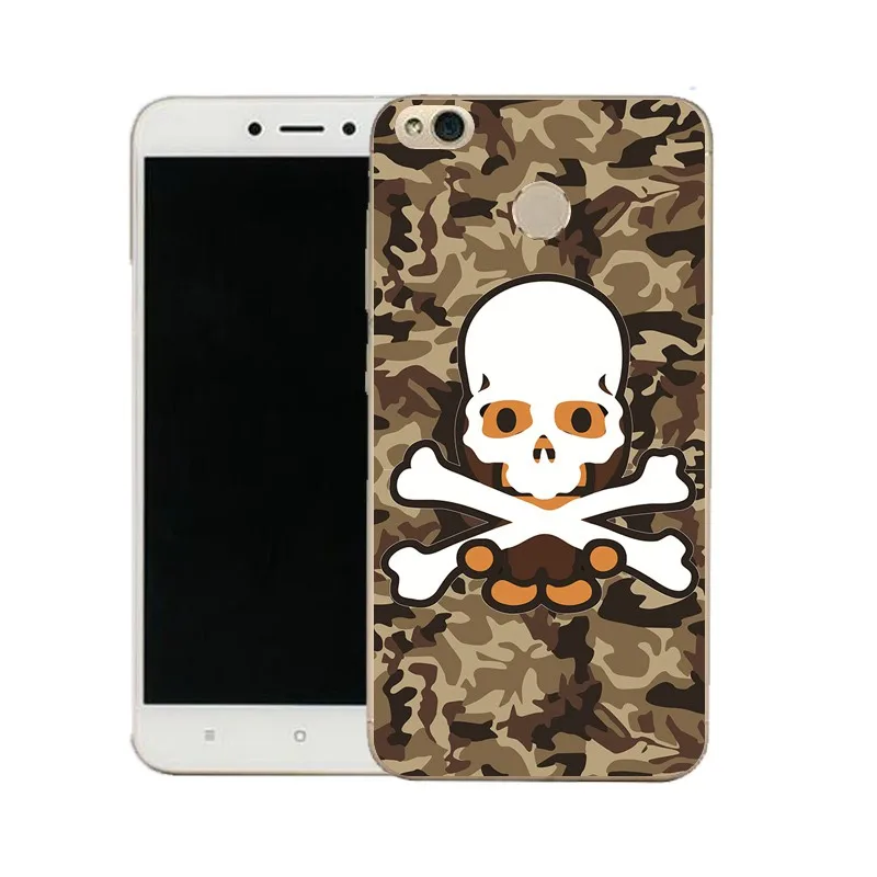 QMSWEI Clear Phone Case For Mi 6 5 5s note3 Redmi note4x 4x 3s 5a 4a note5a Love Skull Flora Printed Protective Soft Cover |