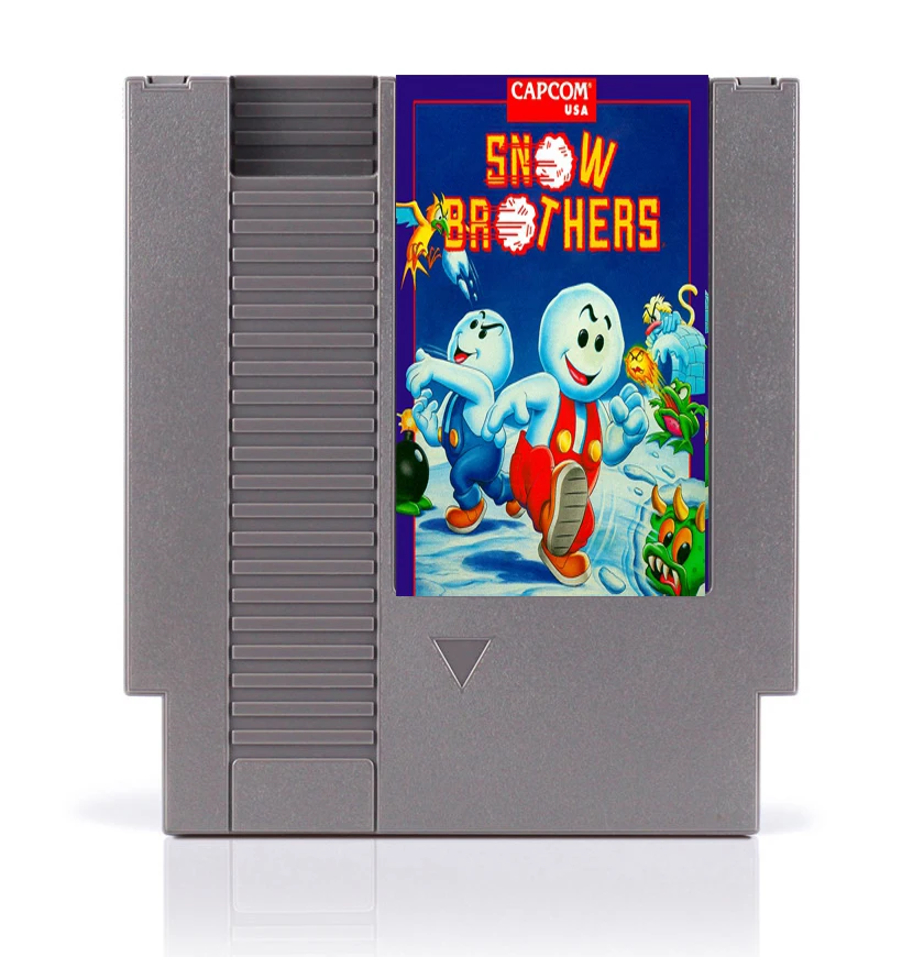 Игровая карта Snow brothers 8 бит для 72 игровых консолей|Картриджи| |