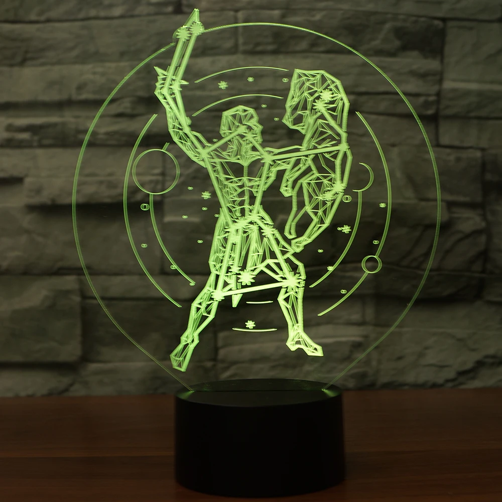 3D USB визуальный индикатор красочные Orion ночные огни звездное небо настольная