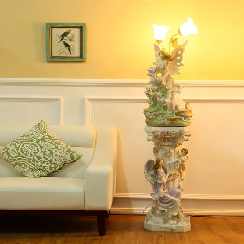 Европейский ангел в римском стиле свадебная колонна цветов украшение из смолы