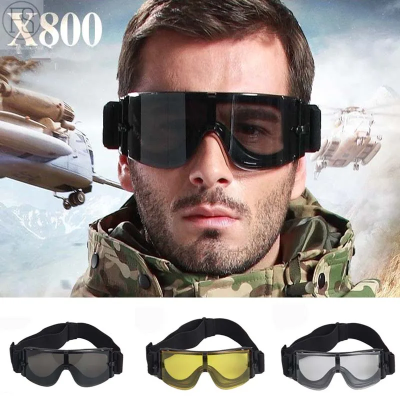 X800 военные очки армейские тактические Пейнтбол Oculos страйкбол Охота
