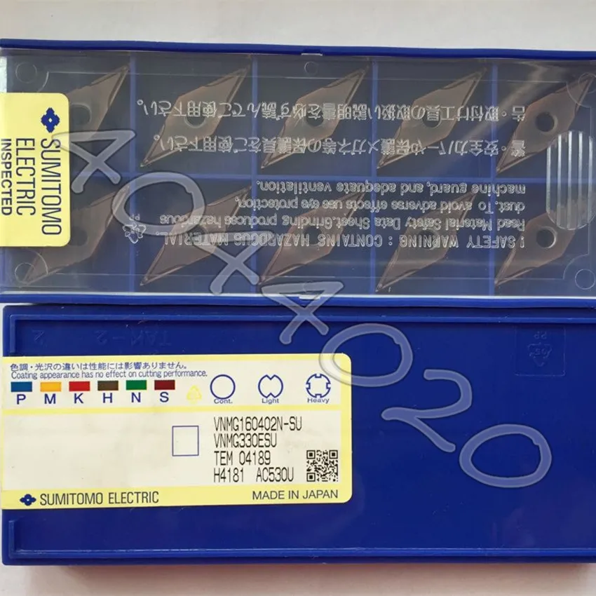 

VNMG160402N-SU AC530U 10pcs/box Sumitomo New original Carbide blade