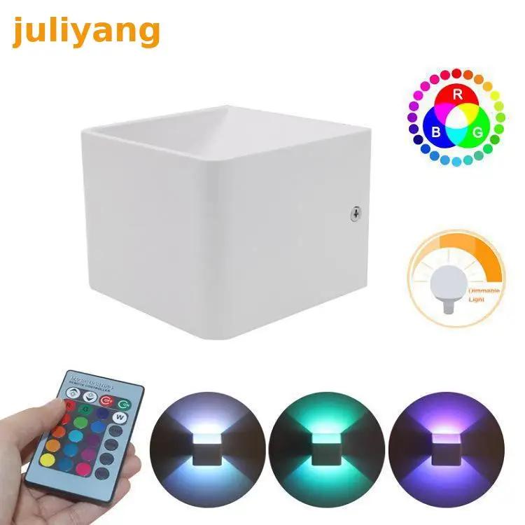 Настенный светильник современный скандинавский RGB дистанционный для лестницы