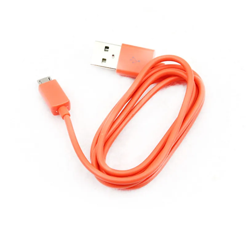 Оранжевый цвет Micro USB кабель зарядного устройства для samsung i9300 Galaxy S4 SIII для других телефонов Android