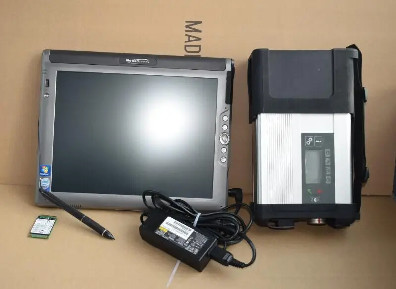 Лучшая цена для диагностики планшета LE1700 ноутбук mb star c5 + 480g ssd win7 64