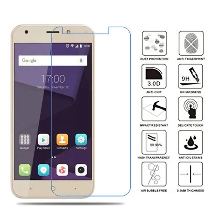 2 шт. закаленное стекло ZTE Blade A6 2.5D 9H защитная пленка Взрывозащищенный ЖК чехол с