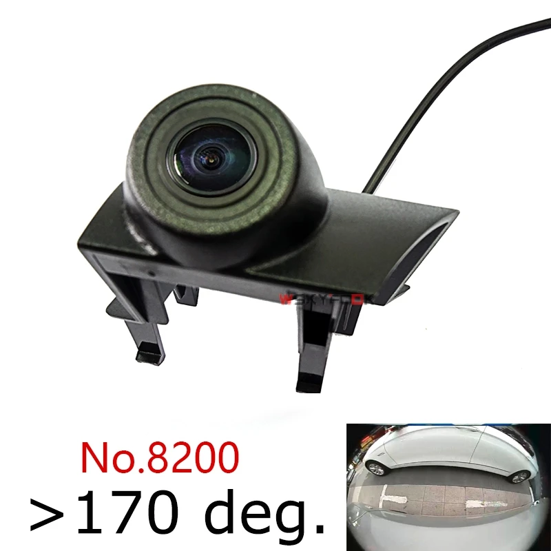 Закрытая Автомобильная Передняя камера с логотипом CCD HD на 180 градусов для Фольксваген Бора Гольф Камера Переднего Вида