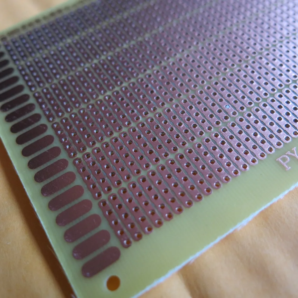 5 шт./лот 15x9 см FR4 Стекловолоконная печатная плата 5er veroboard pcb односторонняя Платина