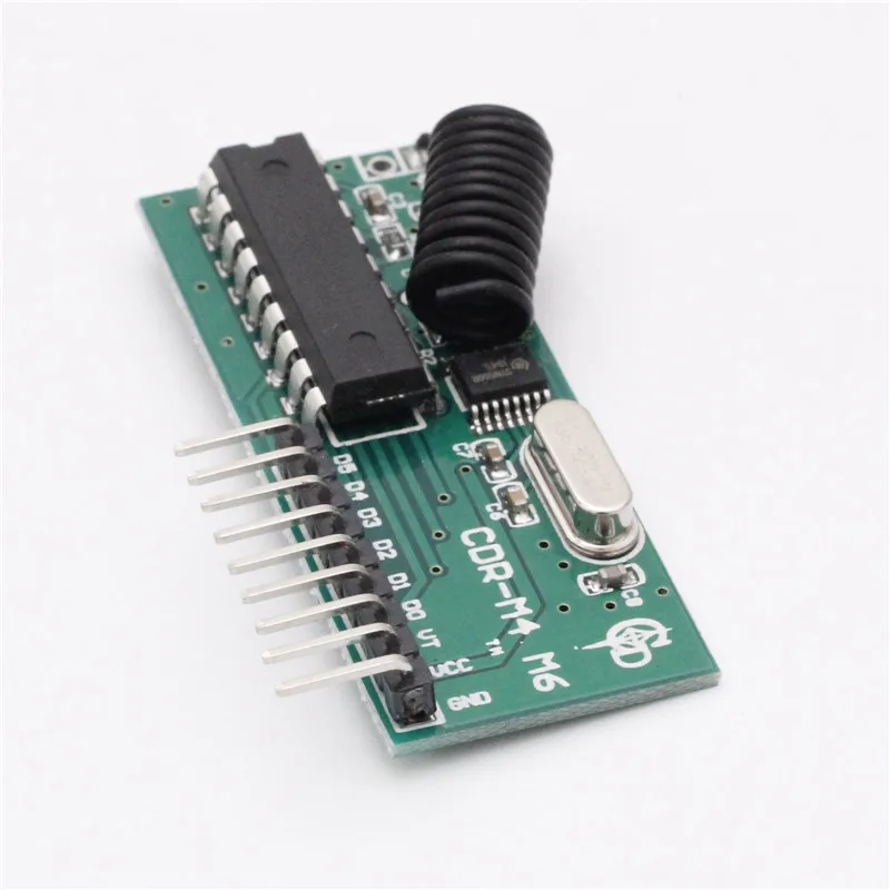 Cdr m6 pt2272 433 мГц супергетеродинного 6 бит Беспроводной приемник для Arduino|receiver