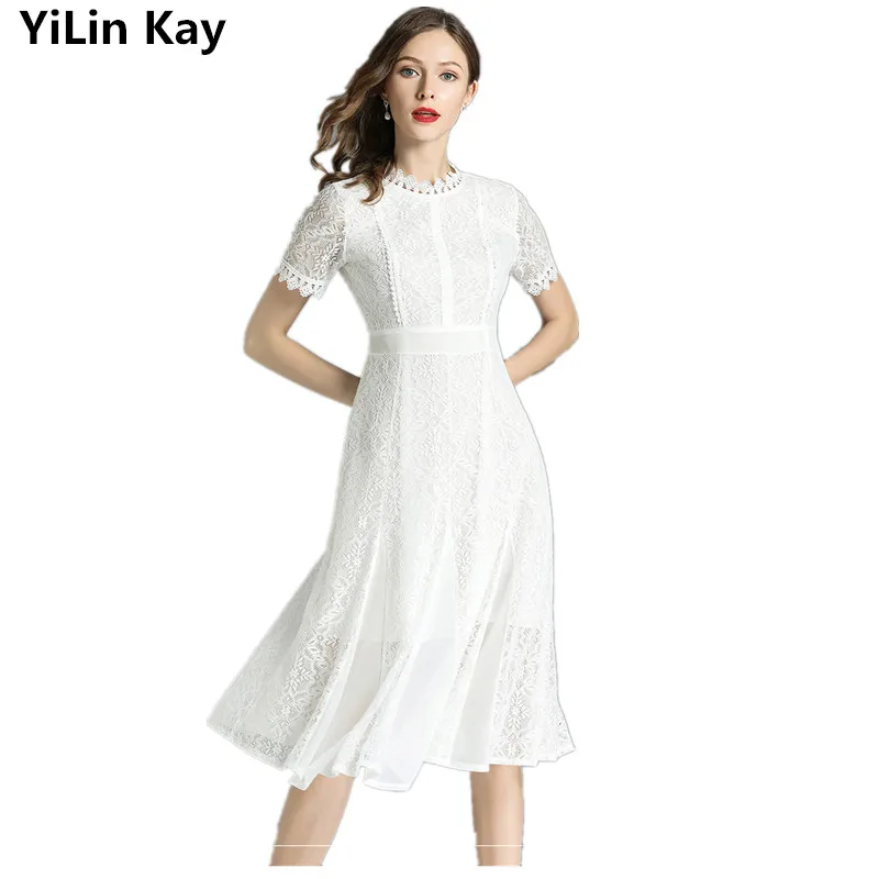 YiLin Kay 2019 Новое поступление Мода Подиум высокого класса на заказ летнее женское