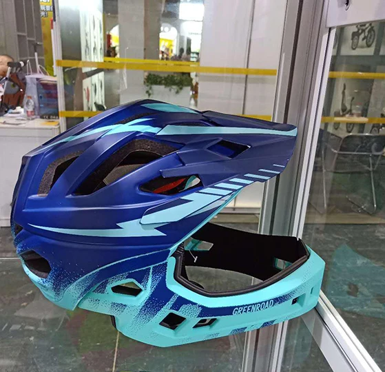 Fullface шлем Детский велосипедный шлем M Красный mtb горный велосипед велосипедный шлем Горные dh детский Полный лицевой велосипедный шлем оборудование