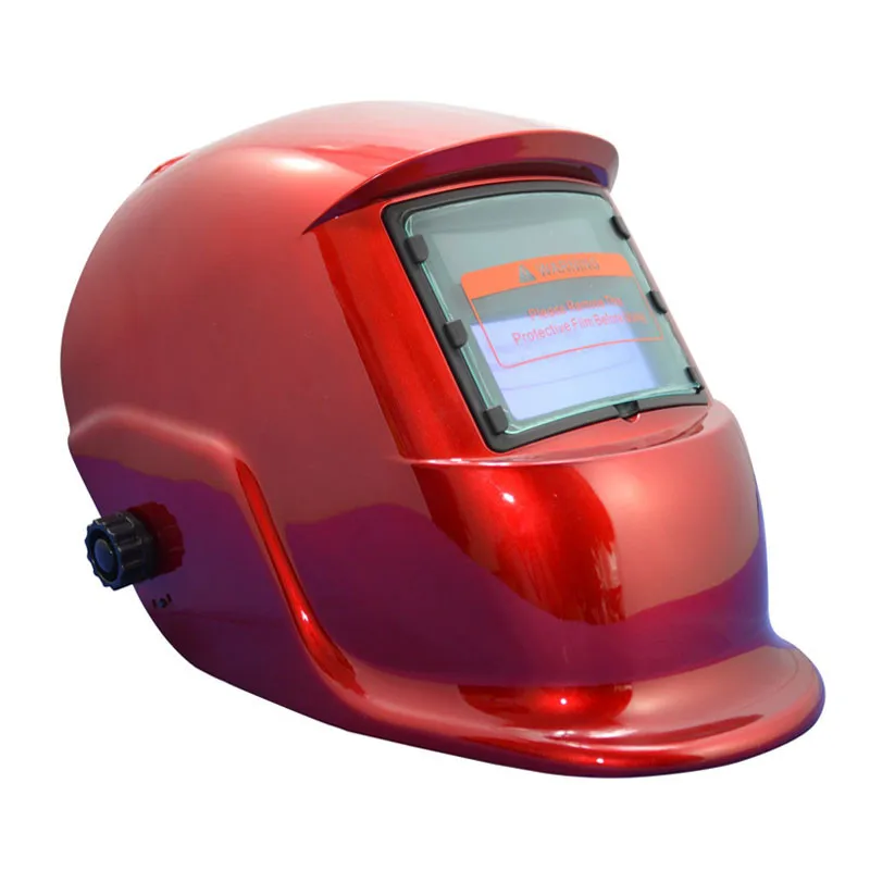 Чистый красный паяльный сварочный шлем/сварочная крышка/электрическая