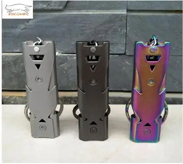 EDC снаряжение аварийный свисток для выживания брелок пеших прогулок Кемпинг