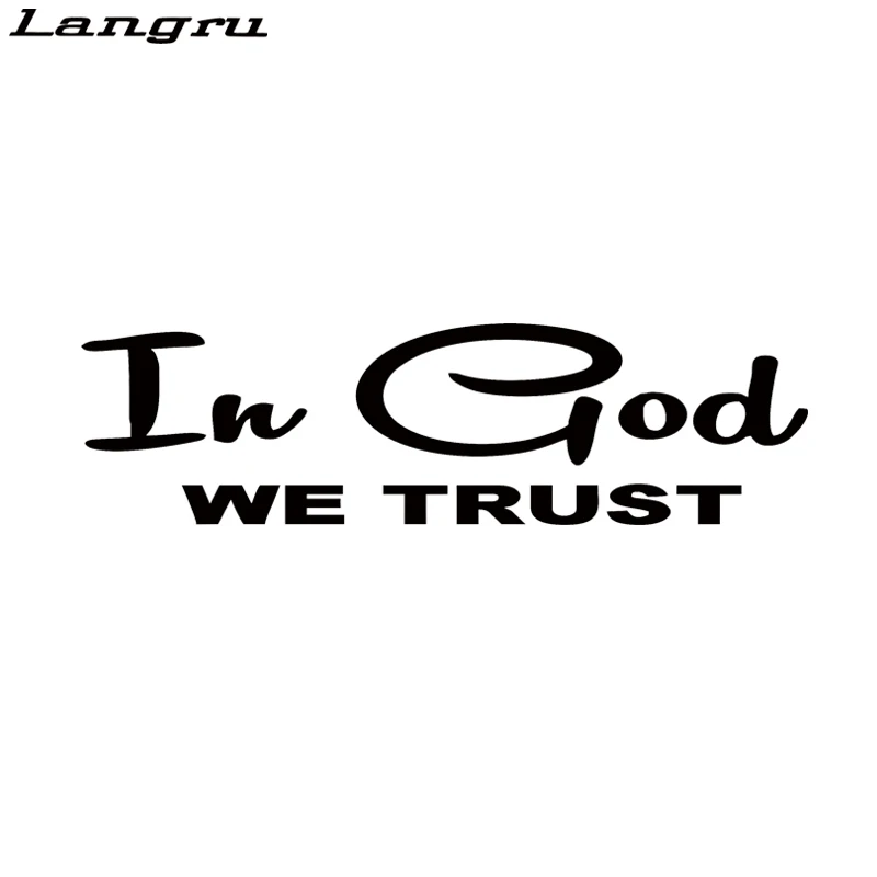 Langru Car Stying In God We Trust христианская религиозная религия с Иисусом автомобиль