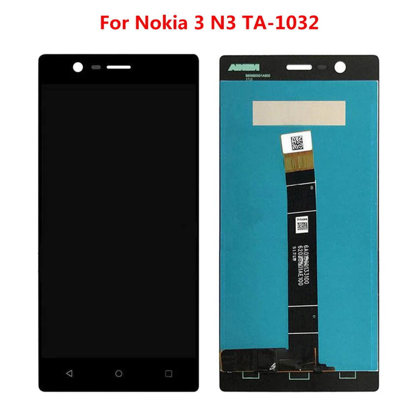 Nokia 3 ЖК дисплей с сенсорным экраном дигитайзер для Nokia3 lcd TA 1020 1028 1032 1038 запасные