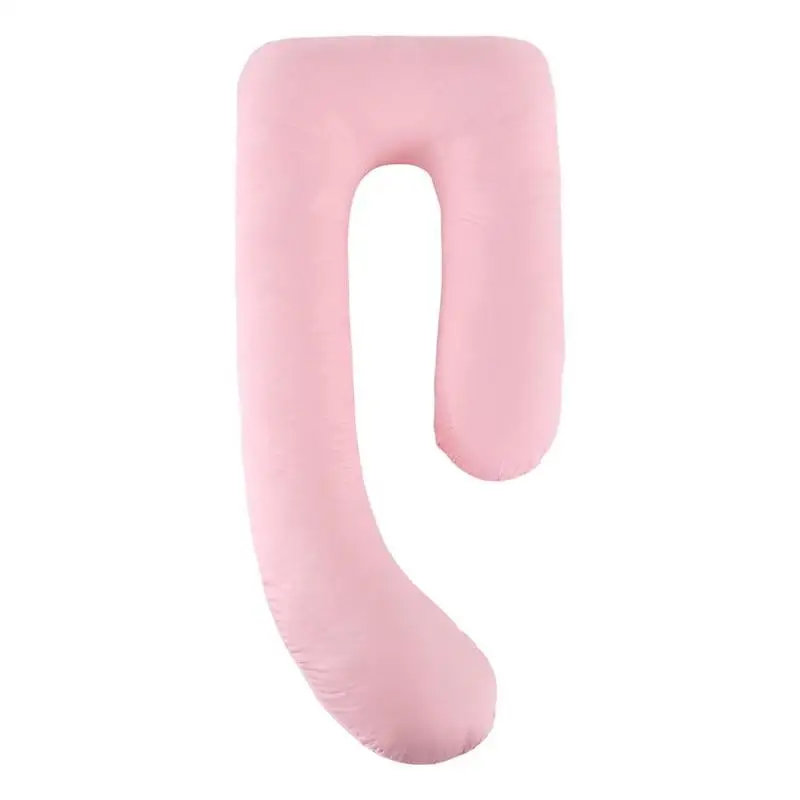 J shape Pink Подушка для сна для беременных, подушка для новорожденных, u-образная Подушка для беременных, хлопковая Подушка для сна для женщин, Подушка для беременных - Цвет: J shape Pink