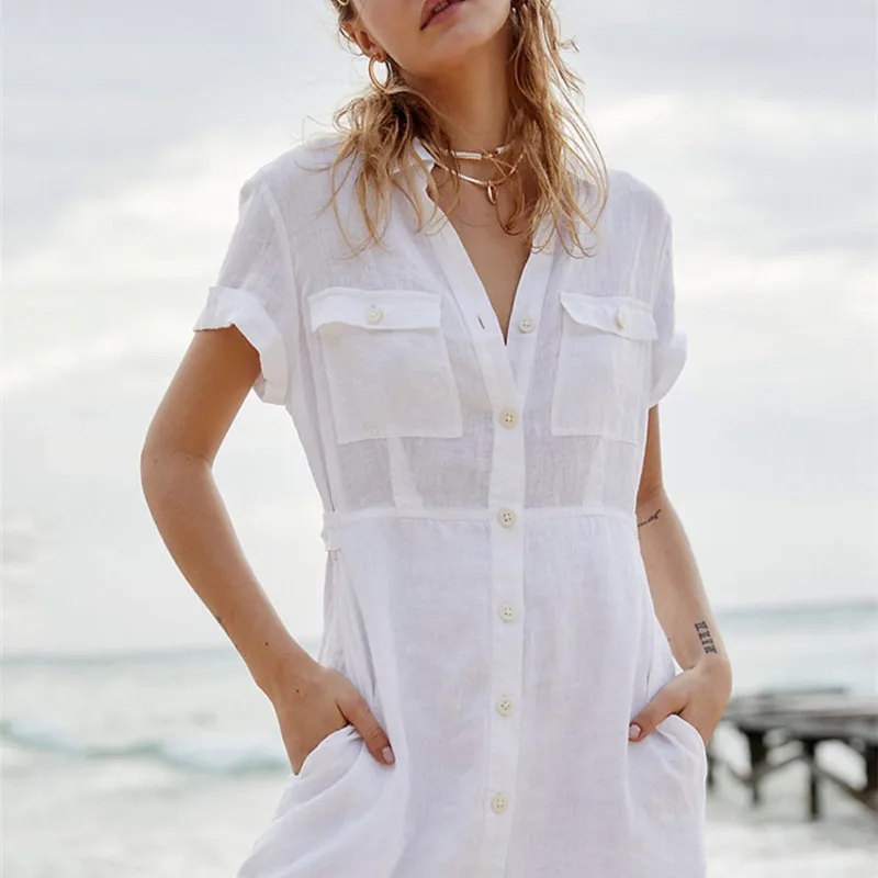 Женский купальный костюм Vestido De Praia накидка для купания кафтан пляжное платье