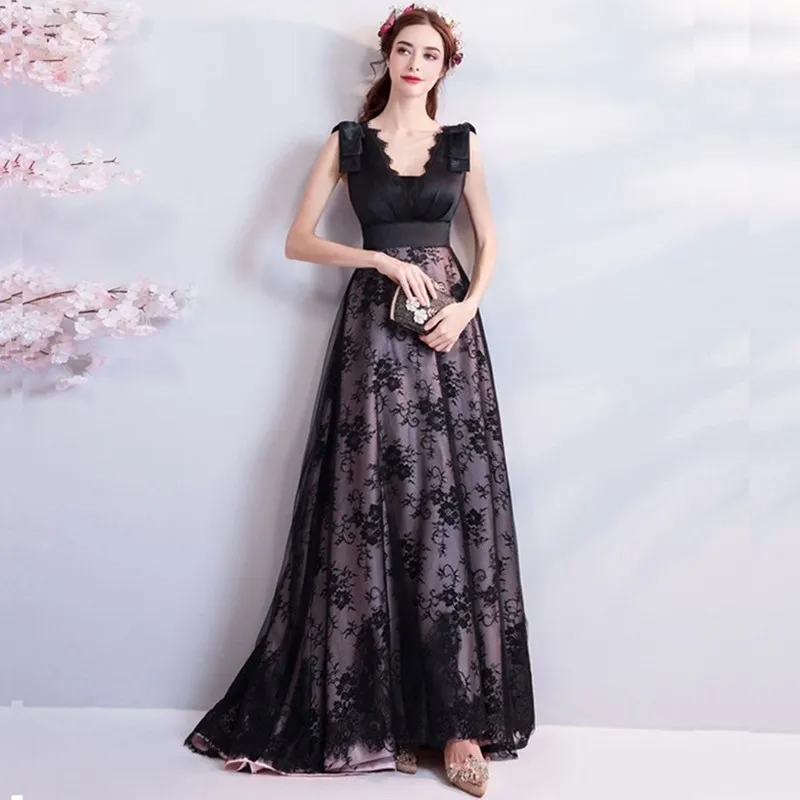 Ruthshen/недорогие платья длиной до пола для выпускного вечера 2018 кружевные вечерние