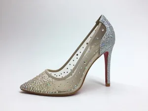 10cm Silver Для женщин bling дизайн одежды Для женщин's туфли-лодочки на высоком каблуке прозрачные вечерние свадебные туфли на шпильках тонкие каблуки пикантные свадебные туфли - Цвет: 10cm Silver