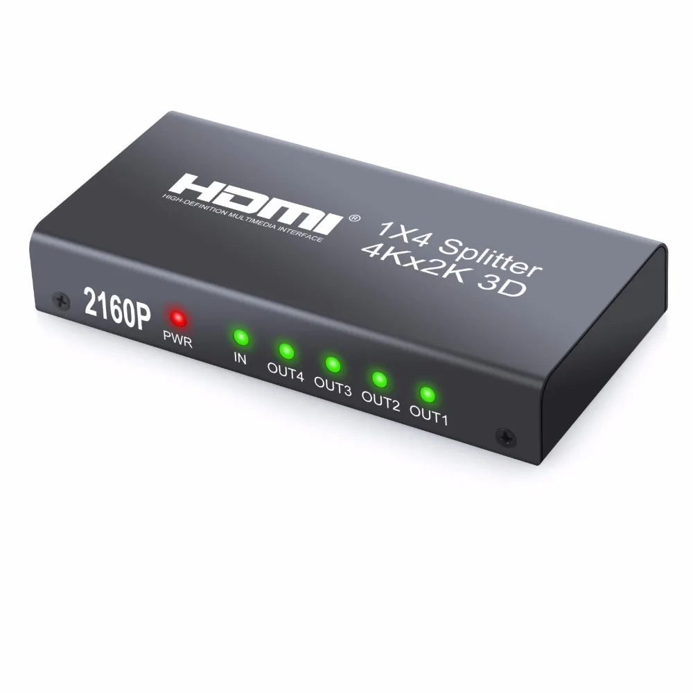 Разветвитель LiNKFOR 1 × 4 HDMI с поддержкой разветвителя 4K x 2K один на четыре
