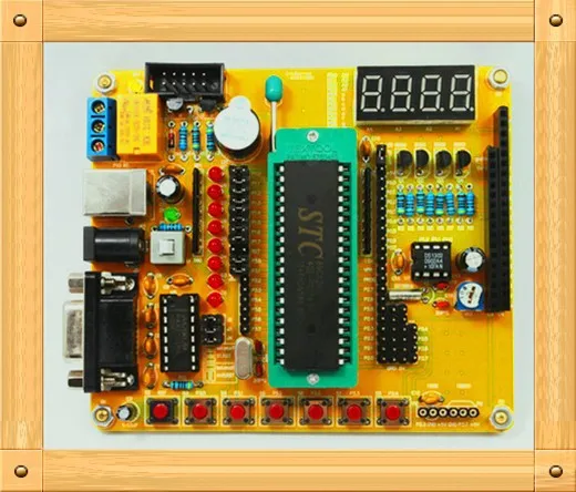 51/AVR микроконтроллер макетная плата/учебный комплект/с программой/CKD