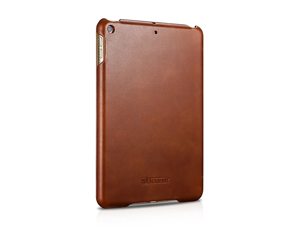 ICARER для iPad Mini чехол винтажный из натуральной кожи флип-Фолио умный чехол для iPad Mini 5 чехол Авто спящий мешок