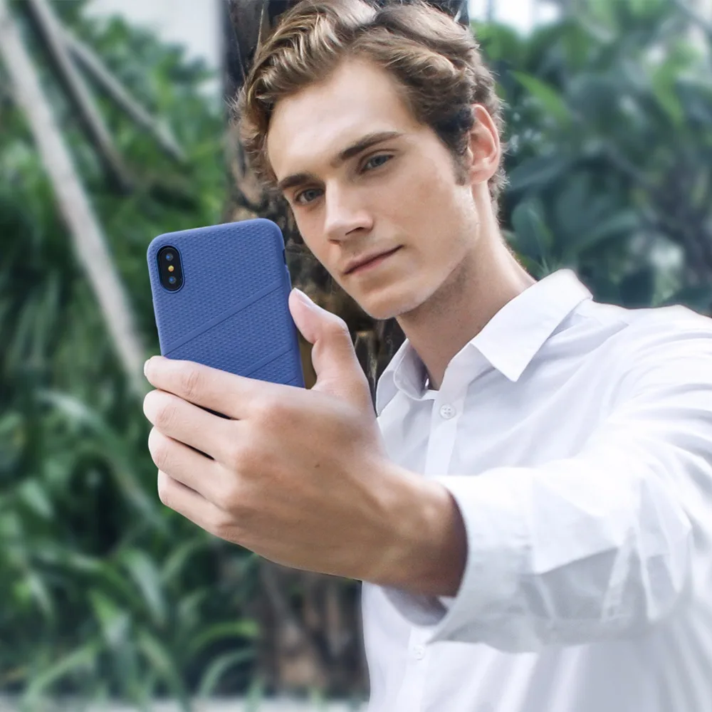 Для IPhone X принципиально чехол 5.8 дюймов Nillkin жидкость тонкой силиконовой защитной