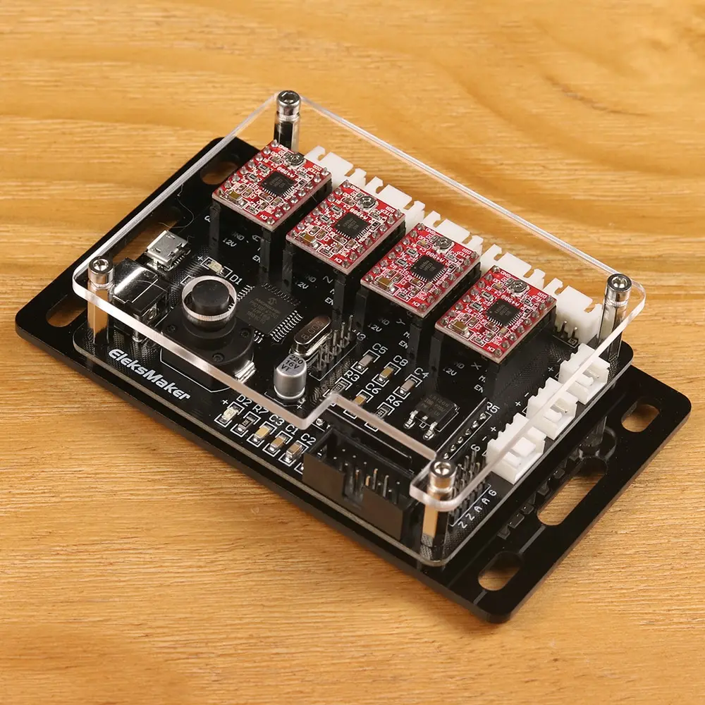 EleksMaker EleksIVAxis XYZA 4 оси шаговые двигатели Драйвер управление ler плата панель