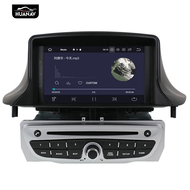 Автомобильный DVD плеер DSP Android 9 0 GPS навигация для Renault Megane 3 Fluence 2009 2015
