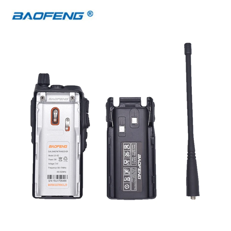2 шт. UV 82 Baofeng HAM CB радио рация Двухдиапазонная PTT Way UV82 портативный