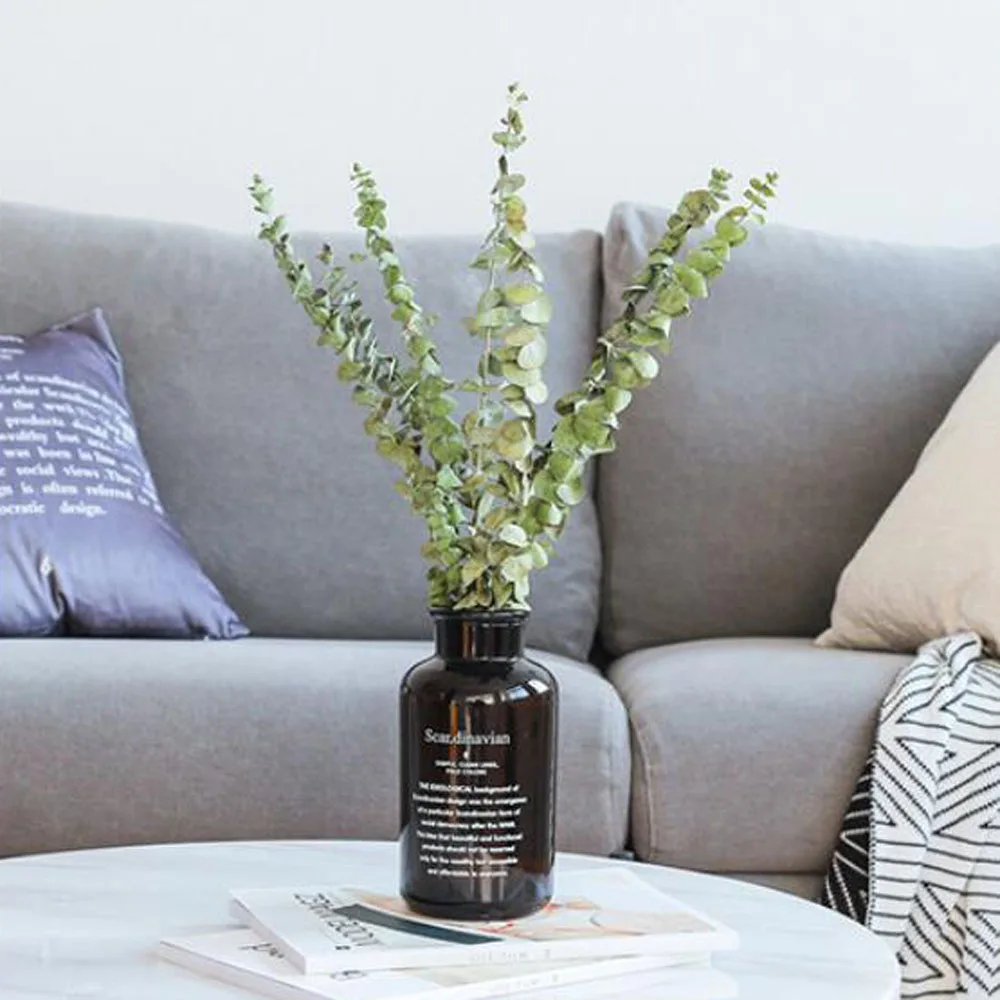 Современная Минималистичная шикарная стеклянная банка для хранения