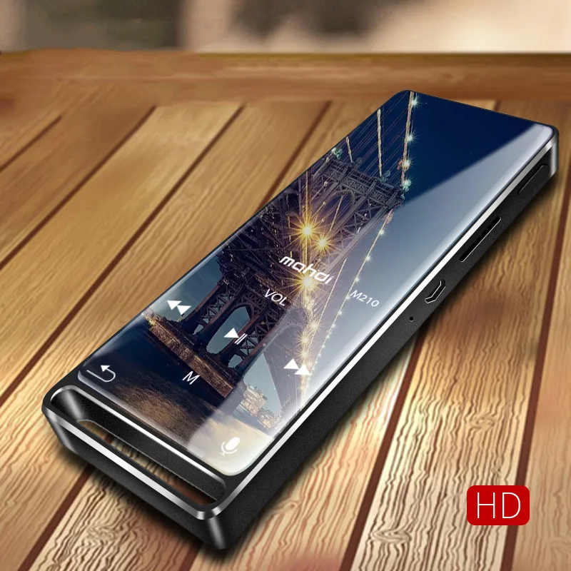 Bluetooth 4 1 mp3 плеер с сенсорным ключом ультра тонкий 8 ГБ MP3 музыкальный дюймов