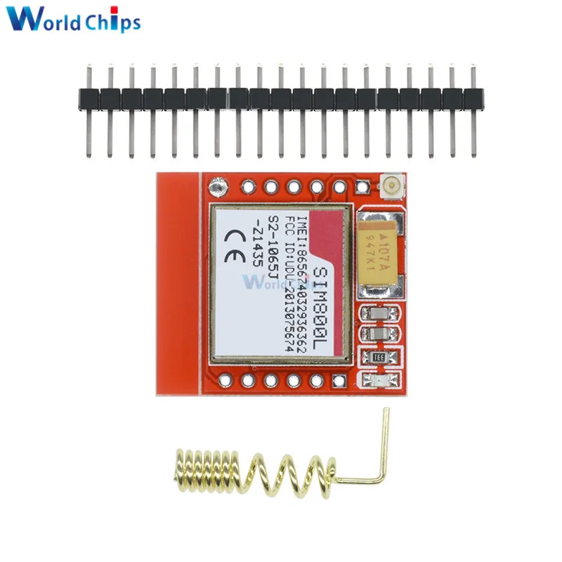 SIM800L самая маленькая плата GPRS GSM Micro SIM Card модуль освещения индикатор 3 7 4 2 В GPS