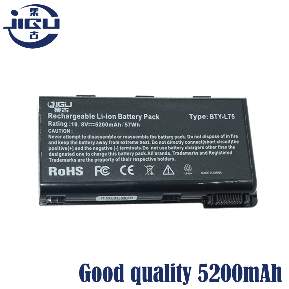 JIGU 6cells Laptop Battery For MSI BTY L74 L75 MS 1682957 173XZ A5000 A6000 A6200 CR600 CR610 CR620 CR700 CX600 CX700 All|battery for msi|laptop