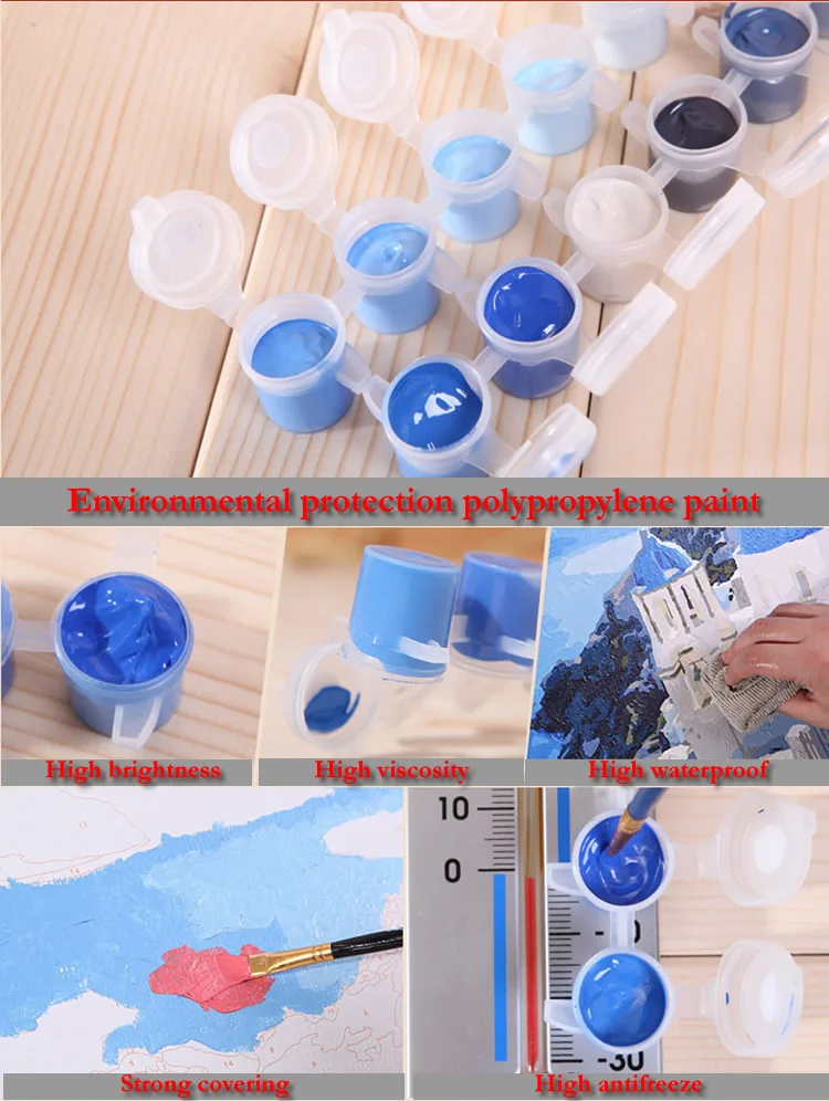 Набор для рисования по номерам на винтажном винограднике без рамки|digital painting|paint