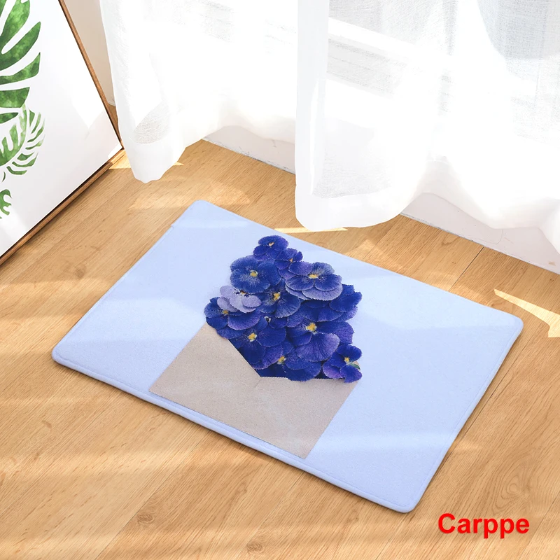 Новинка 2017 Декор для дома Красивые Цветочные ковры Нескользящие кухонные
