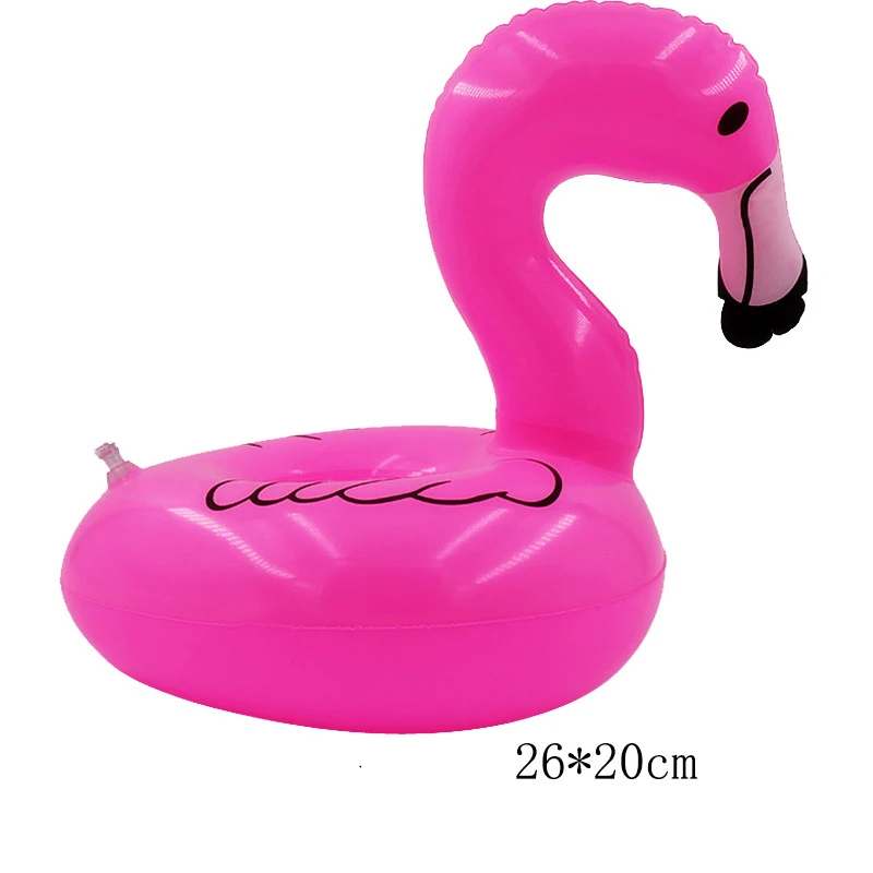 Big Flamingo Надувной подстаканник Единорог Фламинго держатель для напитков плавательный бассейн поплавок купальный бассейн игрушка вечерние пляжные подстаканники для напитков поплавок - Цвет: Big Flamingo