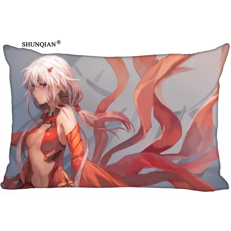 Прямоугольная шелковая наволочка Guilty Crown с принтом двусторонняя модель подарок