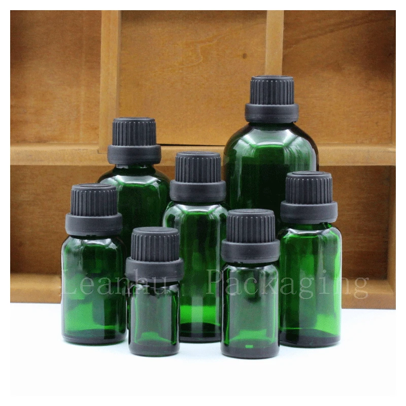 

Green Glass Essential oil Bottle, the Female Personal Care Packaging Container, SAP Special Small Tools, Essential oil Container