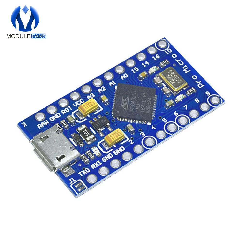 Pro Micro ATmega32U4 3,3 V 16 МГц заменить ATmega328 для Arduino Pro Mini с 2 Row штыревые для Leonardo Mini Usb Интерфейс
