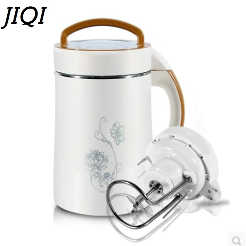 JIQI 850 Вт Многофункциональный Соевый молочный аппарат для приготовления соевого молока, бытовой автоматический соевый молочный аппарат, рисовые злаки, блендер, экстрактор, ЕС
