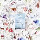 Декоративные наклейки, 45 шт.компл., милые, стикер для канцелярских товаров, с изображением леса и оленя, для ежедневника, офиса, календаря, рождественских подарков