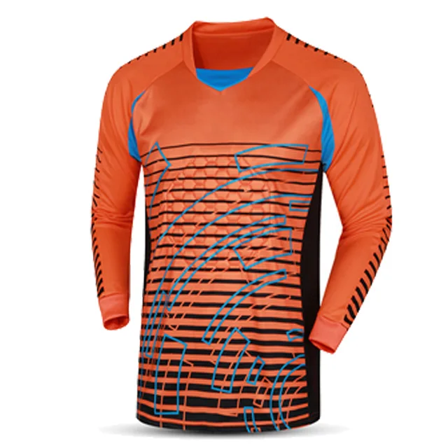 024 orange Мужские футболки для футбола, новинка, спортивный костюм для взрослых, тренировочный футбольный костюм для бега, регби, вратаря, Джерси, мужские рубашки и штаны, комплекты - Цвет: 024 orange