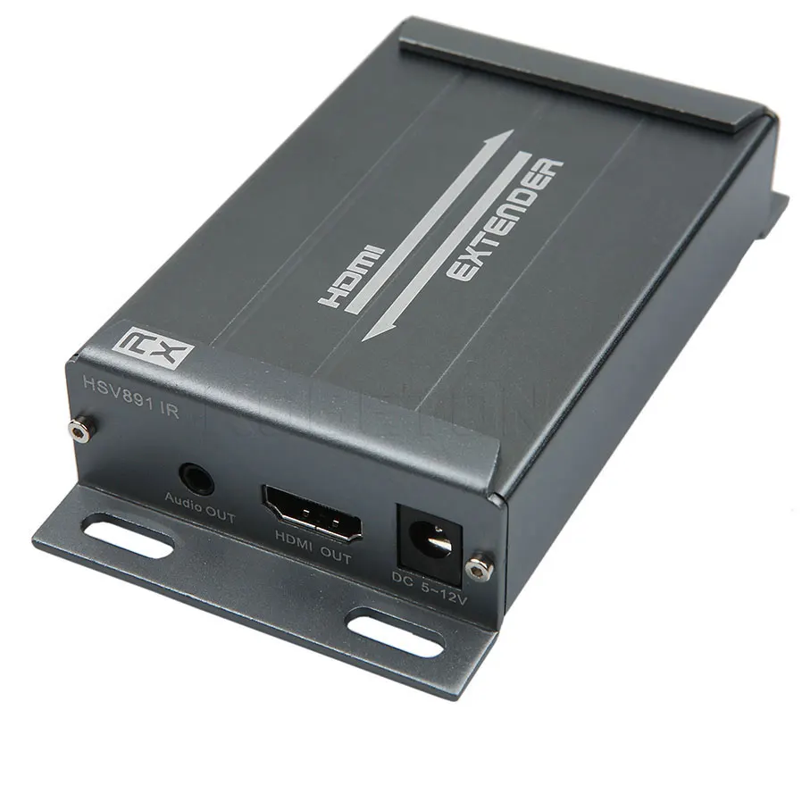 Kebidu TX/RX HDMI совместимый удлинитель 150 м по IP локальной сети с ИК кабелем CAT6 RJ45 Ethernet HD
