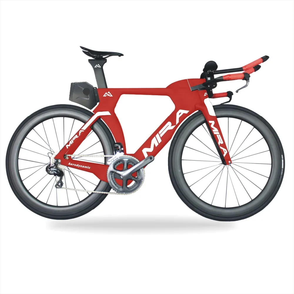 Триатлон велосипед карбоновый TT R8060 Di2 TRP карбоновый brake700x25c время пробный карбоновый велосипед - Цвет: Red